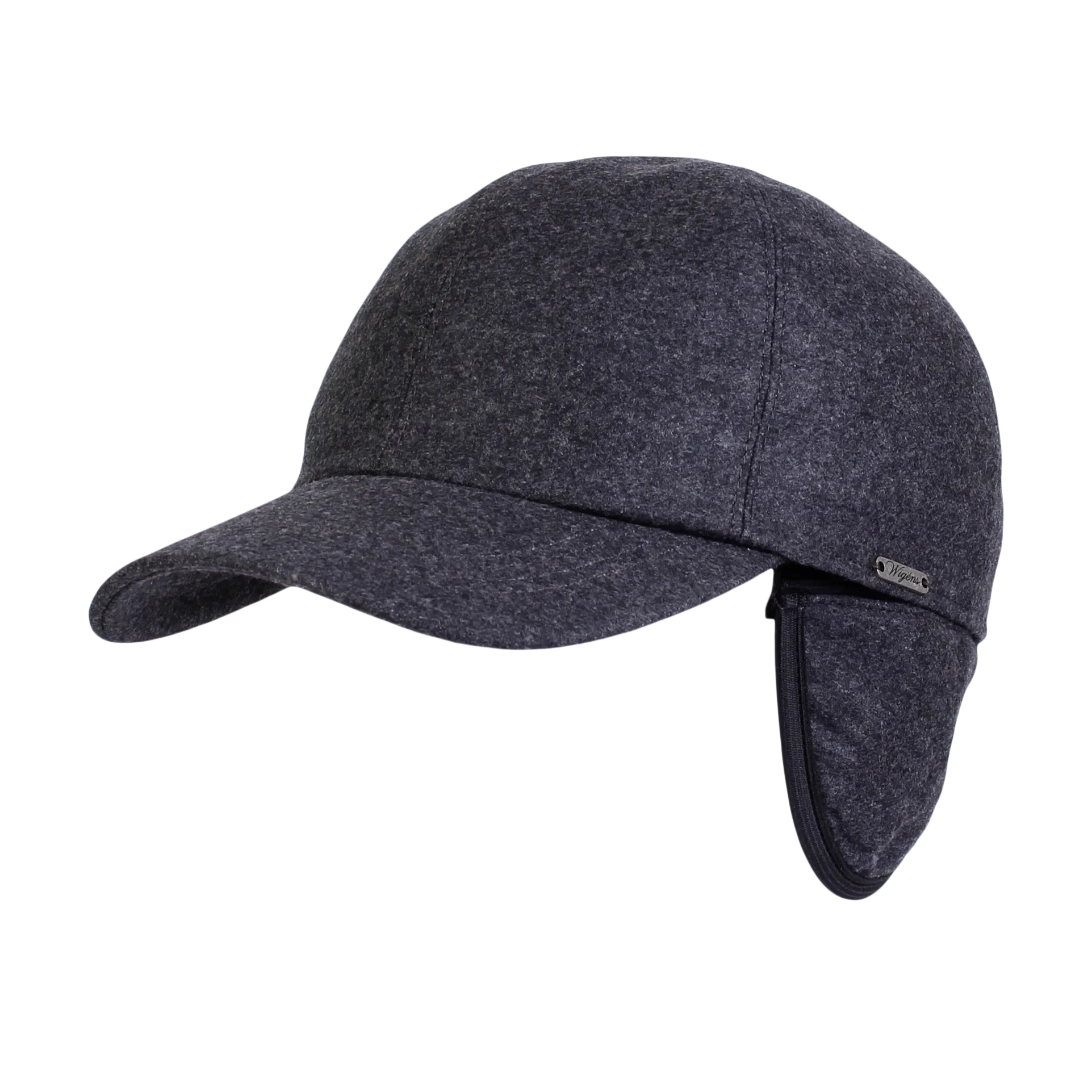 Wigens | Wool Baseball Classic Cap with Earflaps | Men's