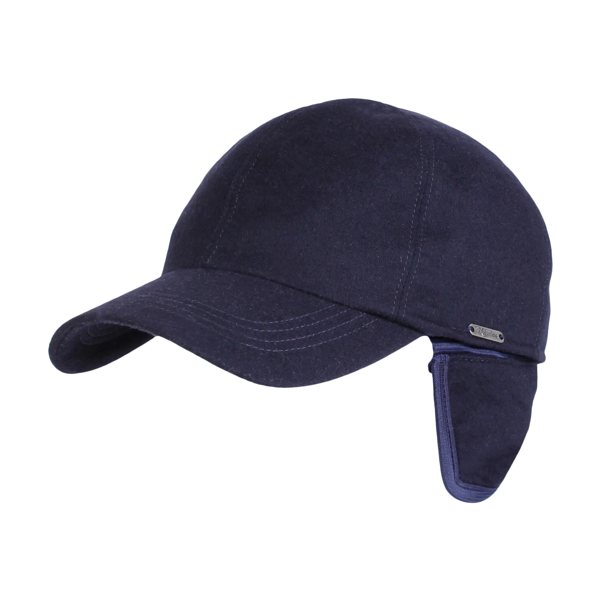 Wigens | Wool Baseball Classic Cap with Earflaps | Men's