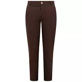 x QGC Golf Trousers Dark Chocolate Brown - SS24