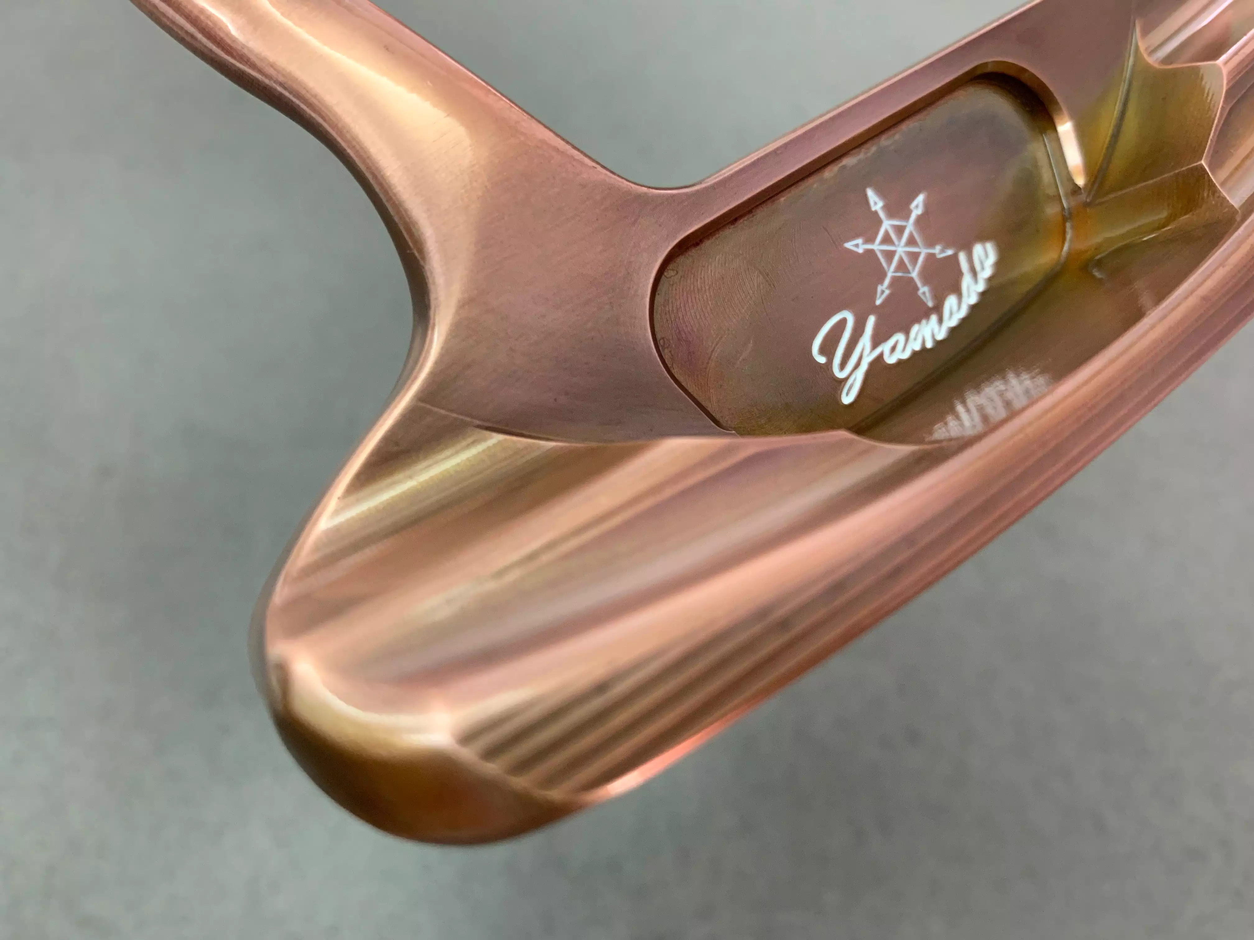 Yamada Golf Samurai Burnt Copper Handmade Putter Shafted